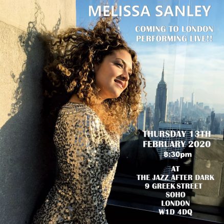 Melissa Sanley Performance In London 8.30pm